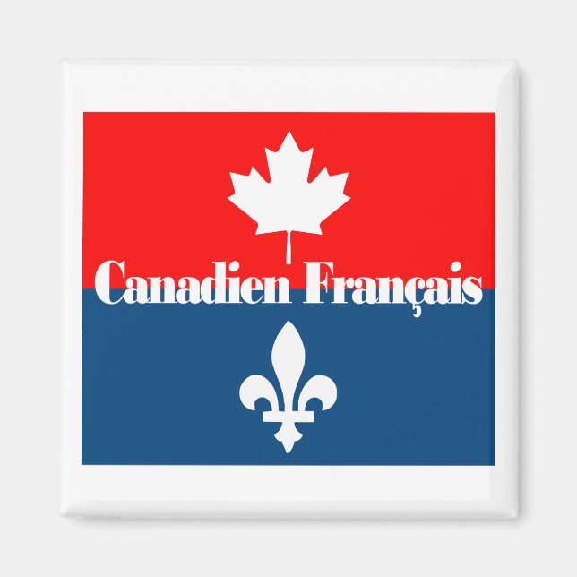 Canadien Francais 2 Magnet (Vorne)