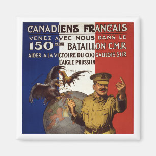 Canadiens Francais Magnet