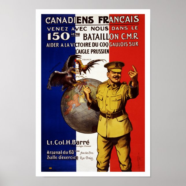 Canadiens Francais Poster (Vorne)