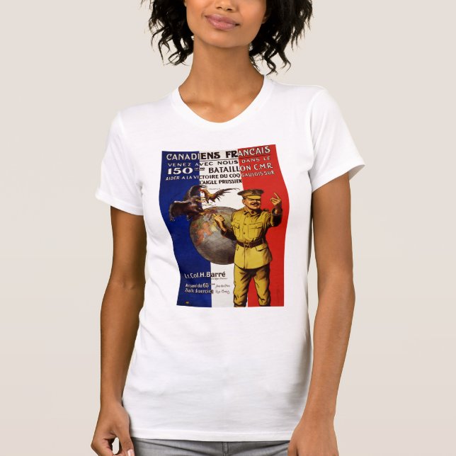 Canadiens Francais T-Shirt (Vorderseite)