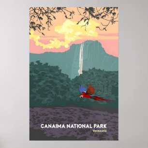Canaima Nationalpark Venezuela Reiseplakat Poster