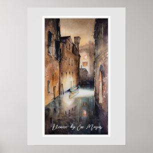 Canal à Venise, Italie Poster