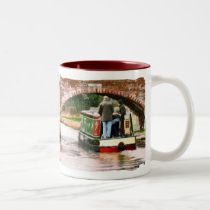 CANAL BOATS UK ZWEIFARBIGE TASSE