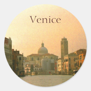 Canal des autocollants de Venise Italie