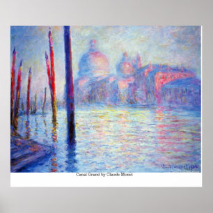 Canal Grand von Claude Monet Poster