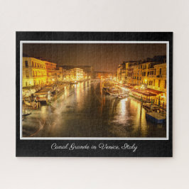 Canal Grande à la nuit, Venise, Italie Puzzle