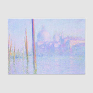 Canal Grande in Venedig (von Claude Monet) Seidenpapier