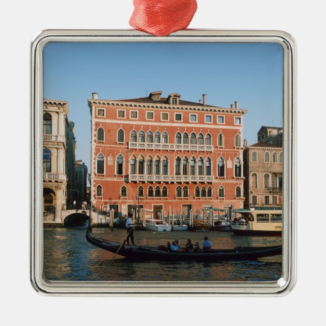 Canal Grande, Venedig, Venetien, Italien Ornament Aus Metall (Vorne)