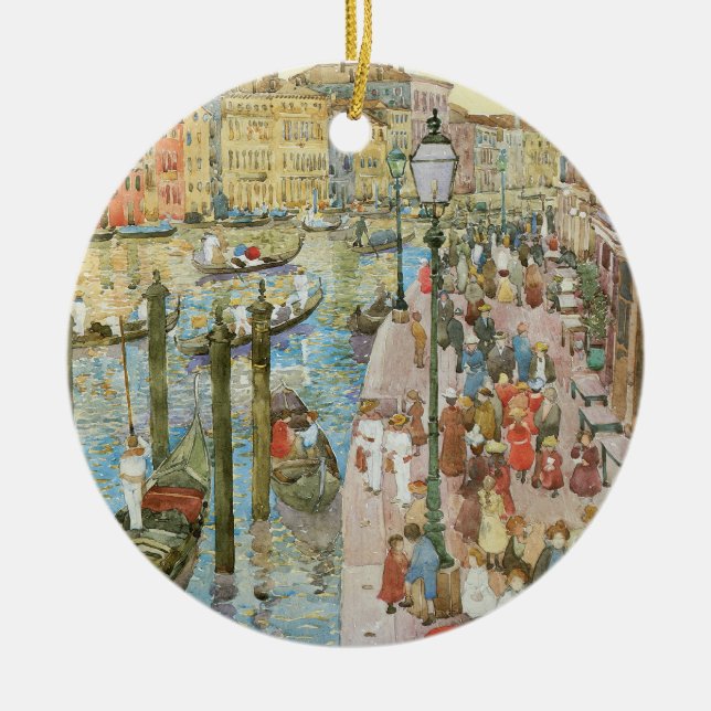 Canal Grande, Venedig von Maurice Prendergast Keramik Ornament (Vorne)