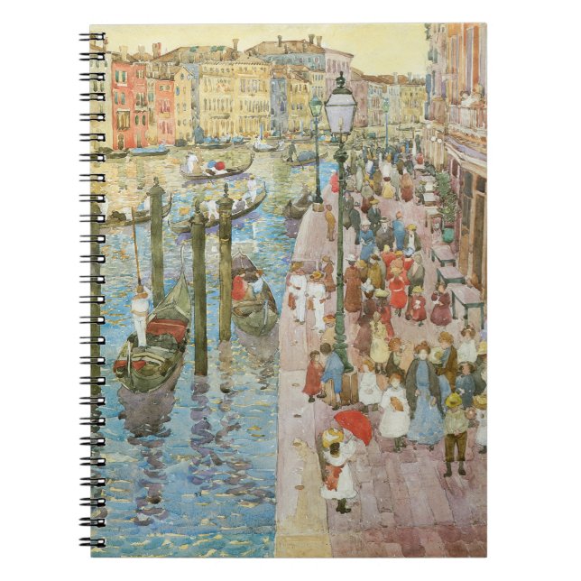 Canal Grande, Venedig von Maurice Prendergast Notizblock (Vorderseite)