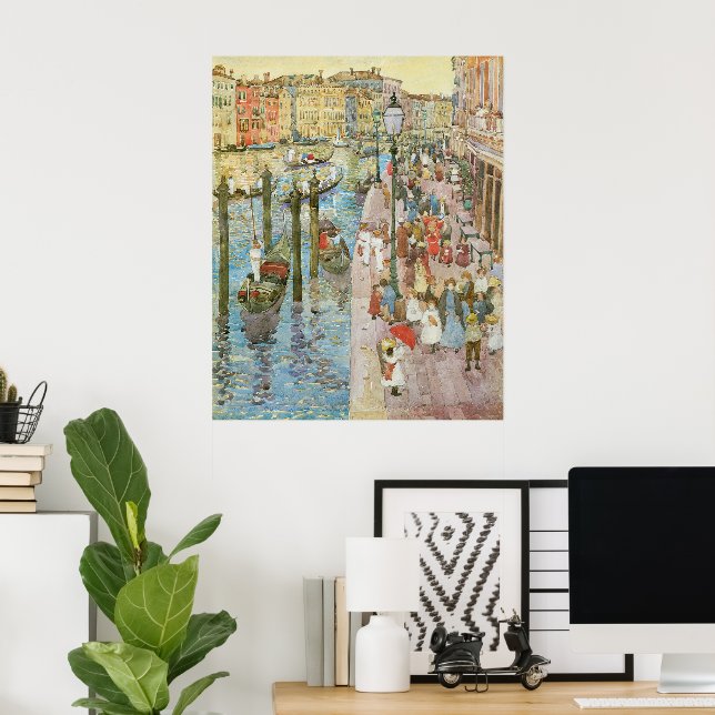 Canal Grande, Venedig von Maurice Prendergast Poster (Heimbüro)