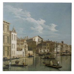 Canal Grande von Palazzo Flangini zu Palazzo Bembo Fliese