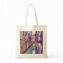 Canal italien de Venise de sac fourre-tout