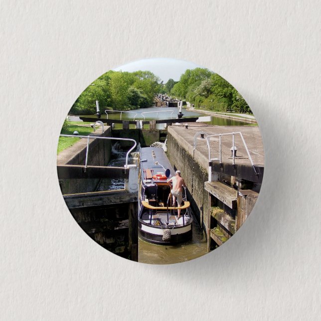 CANAL NARROWBOATS BUTTON (Vorderseite)
