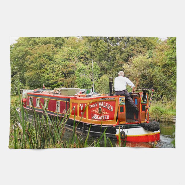 CANAL NARROWBOATS GESCHIRRTUCH (Horizontal)