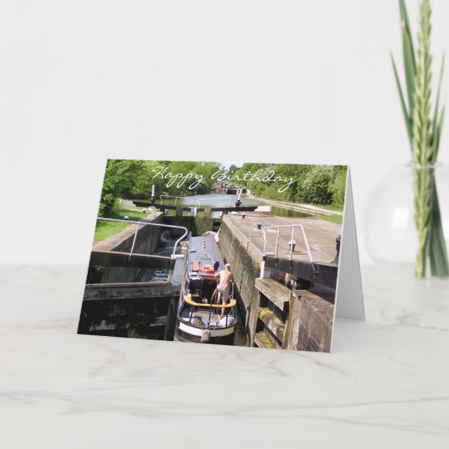 CANAL NARROWBOATS KARTE (Vorderseite)