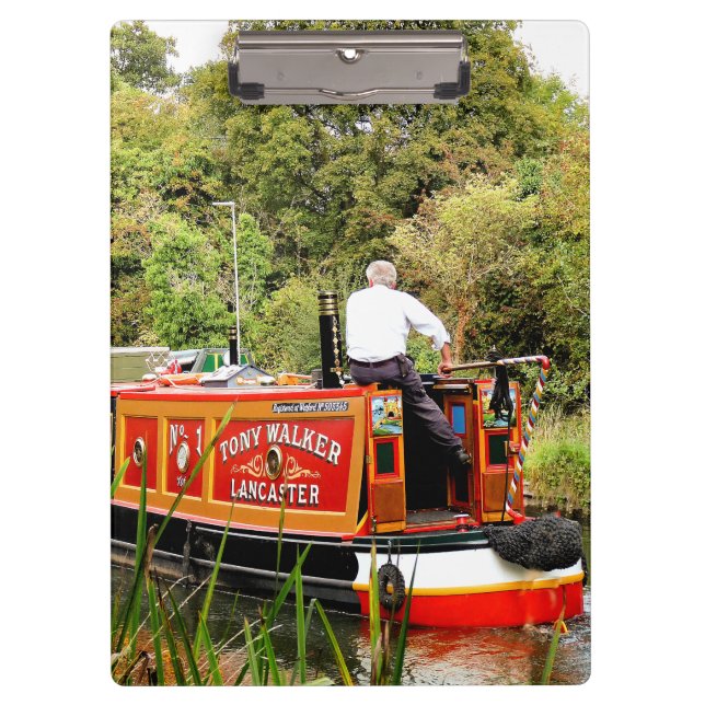 CANAL NARROWBOATS KLEMMBRETT (Vorderseite)