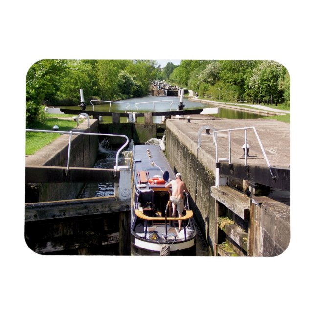 CANAL NARROWBOATS MAGNET (Horizontal)