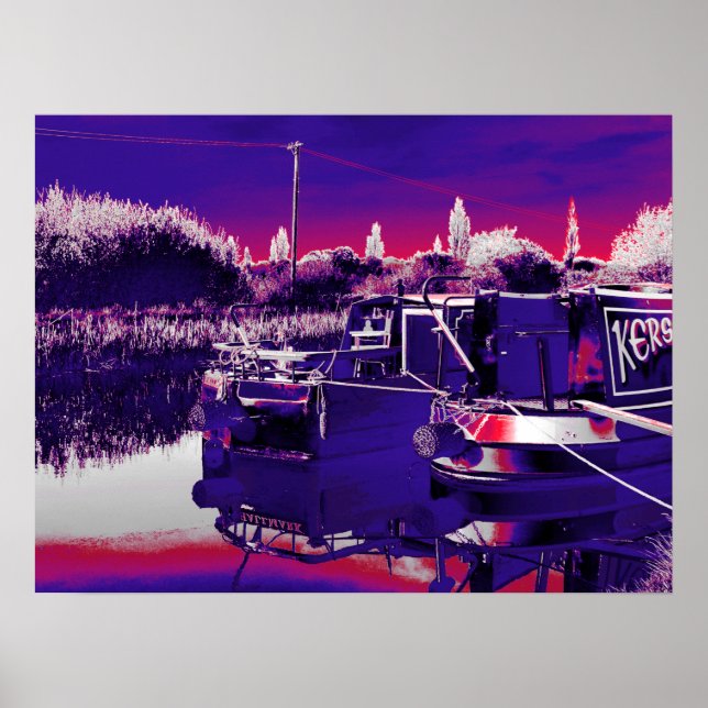 CANAL NARROWBOATS POSTER (Vorne)