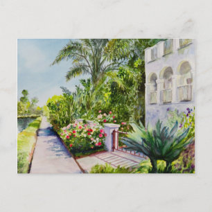 Canal Rose Garden Postkarte