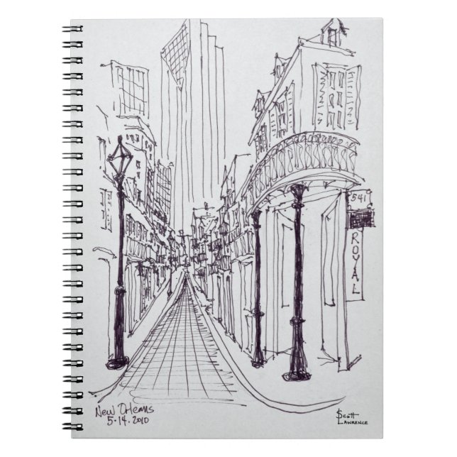 Canal Street| New Orleans, Louisiana Notizblock (Vorderseite)