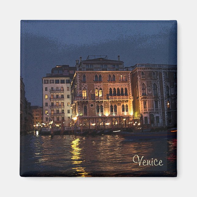 Canale Grande in Venedig Magnet (Vorne)