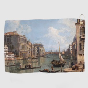 Canaletto Blick auf den Canal Grande Golfhandtuch