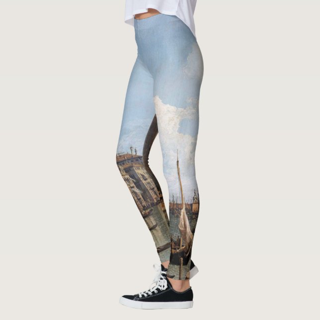Canaletto Blick auf den Canal Grande Leggings (Links)