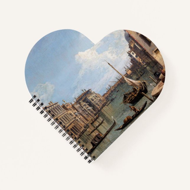 Canaletto Blick auf den Canal Grande Notizbuch (Vorderseite)