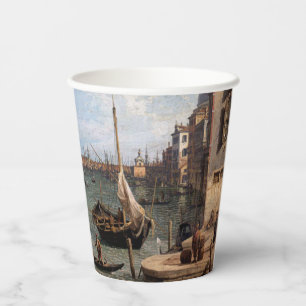 Canaletto Blick auf den Canal Grande Pappbecher