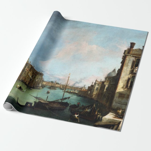 Canaletto Der Canal Grande in Venedig Geschenkpapier (Ungerollt)