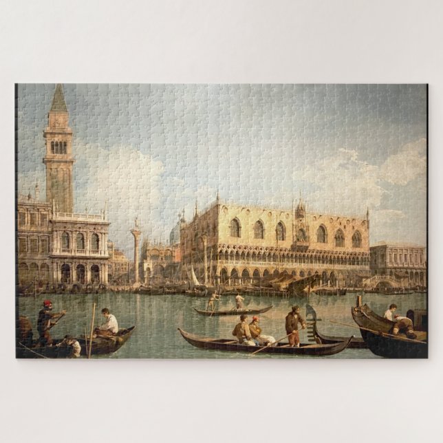 Canaletto Meisterwerk - Aussicht auf San Marco Ven (Horizontal)