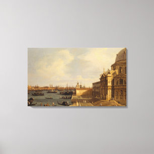 Canaletto   Venedig: Santa Maria della Gruß Leinwanddruck