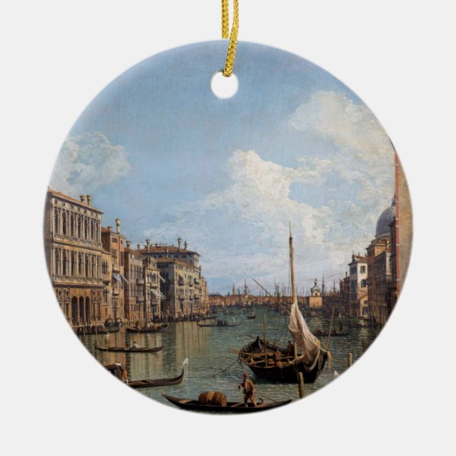 Canaletto View of the Grand Canal     Keramik Ornament (Vorne)