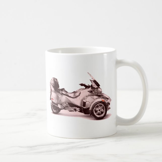 CanAm Spyder Funktelegrafie 2010 geknackt Kaffeetasse (Rechts)
