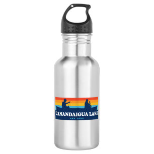 Canandaigua Lake New York Canoe Edelstahlflasche