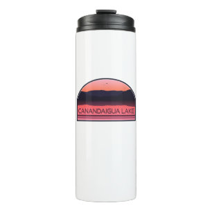 Canandaigua Lake New York Red Sunrise Thermosbecher