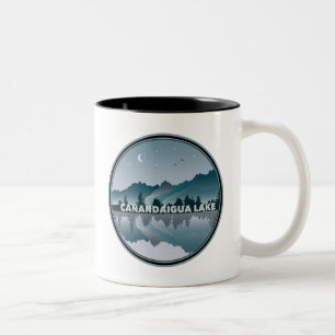 Canandaigua New Yorker Spiegelbild Zweifarbige Tasse