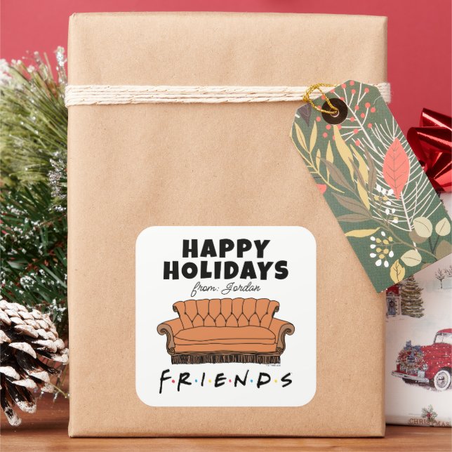 Canapé AMIS™ | Étiquette cadeau de Noël (vacances)