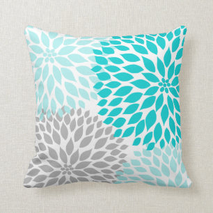 Canapé coussin de décoration moderne gris bleu tur