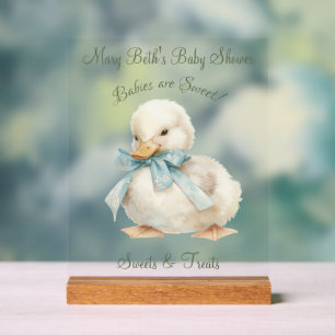 Canard au Baby shower de ruban Sucres et friandise