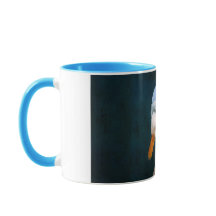 Canard avec une perle à oreille Mug