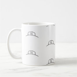 Canard, canard dans la tasse de lit. Cute Canard m