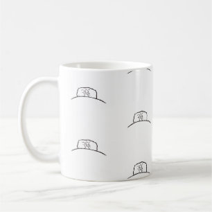 Canard, canard dans la tasse de lit. Cute Canard m