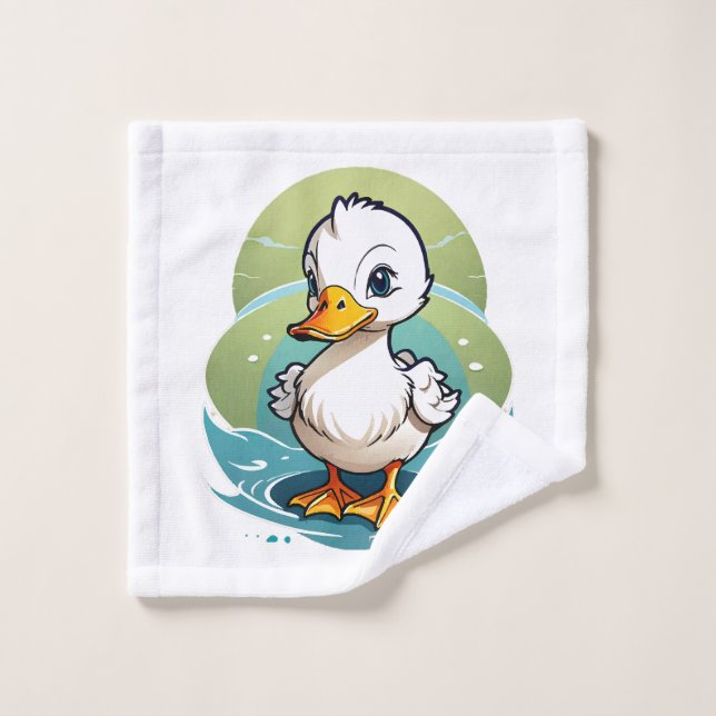 canard-colvert (Gant de toilette)