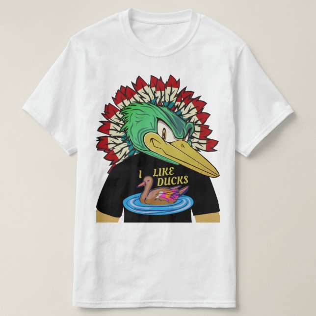 Canard dans un T-shirt canard (Design devant)