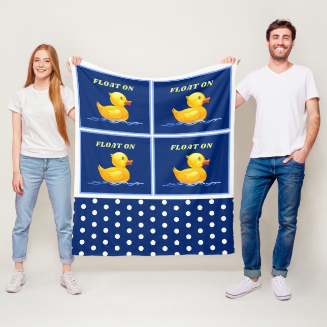 Canard en caoutchouc | Flotter Sur Une Couverture  (En situation)