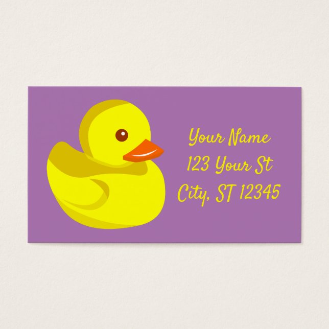 Canard en caoutchouc mou Thunder_Cove (Devant)