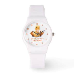 Canard jaune montre ludique - Sourire