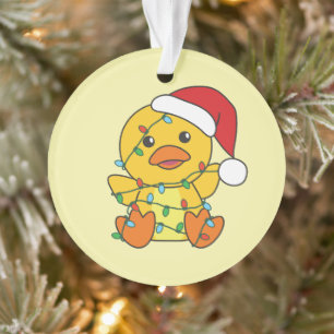Canard Noël Animaux d'hiver Canard de vacances